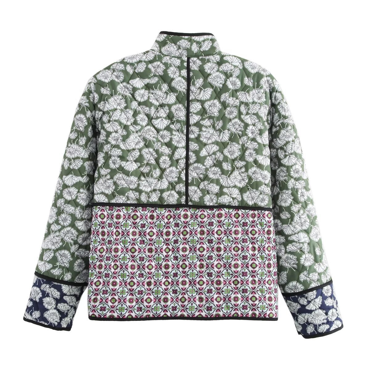 Madie Veste Matelassée Fleurie