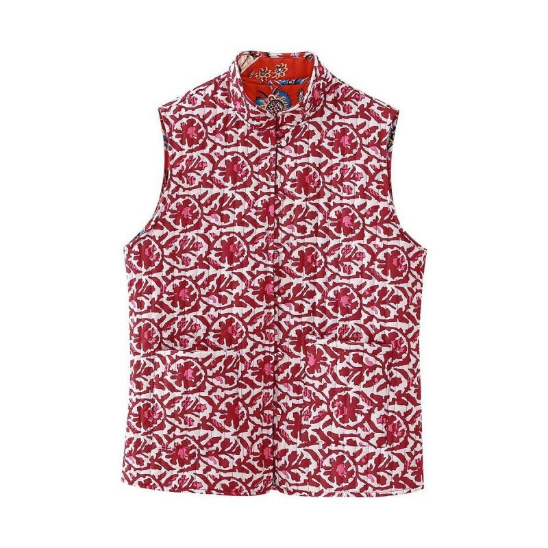 Maddy Veste Matelassée Fleurie