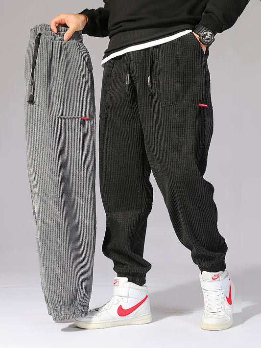 Cozy Baggy Corduroy Sweatpants